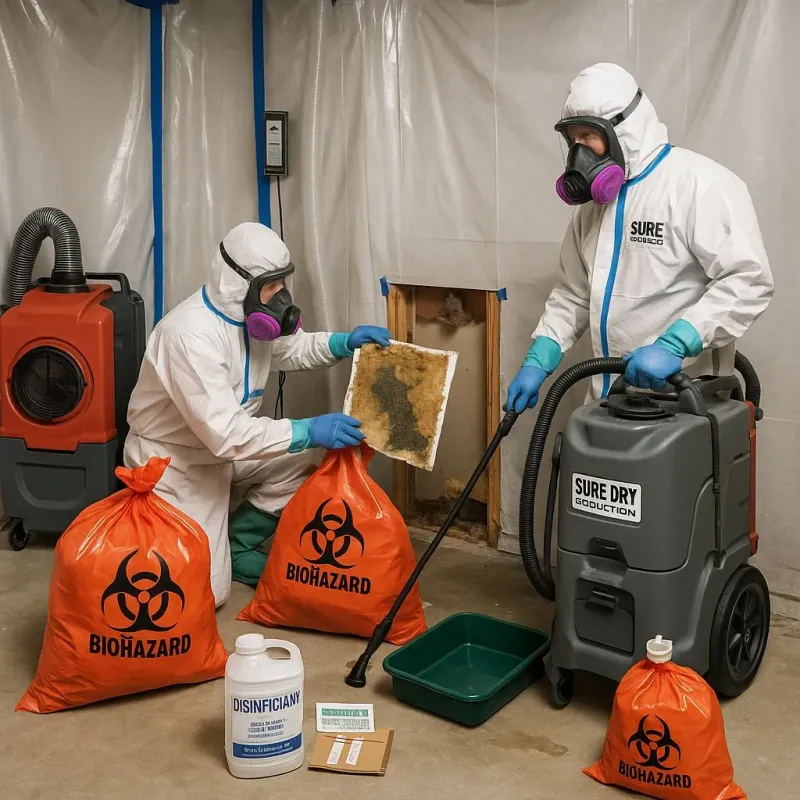 Contaminated Water Handling Protocols process in Eaton, OH
